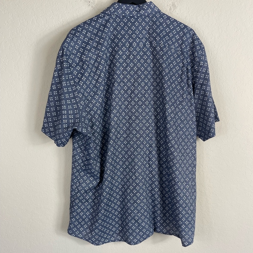 Faherty Short Sleeve Hermosa Knit Shirt Size XXL - Picture 8 of 9